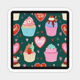 Cupcake valentine Magnet