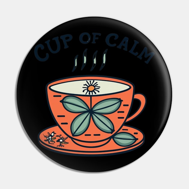 Camomile Tea Pin by BukovskyART