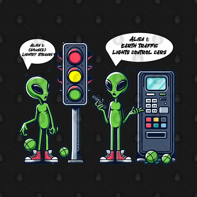 aliens traffic by AOAOCreation