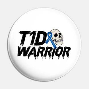 T1D Warrior Pin