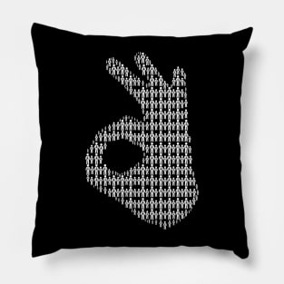 Ok Sign Pillow