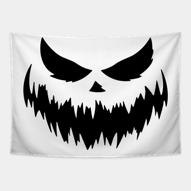 Halloween Spooky Pumpkin Tapestry by AmazingDesigns