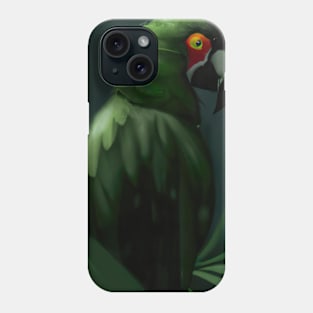 Green Jungle Bird Phone Case