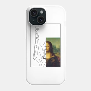 Rock Mona Lisa Phone Case