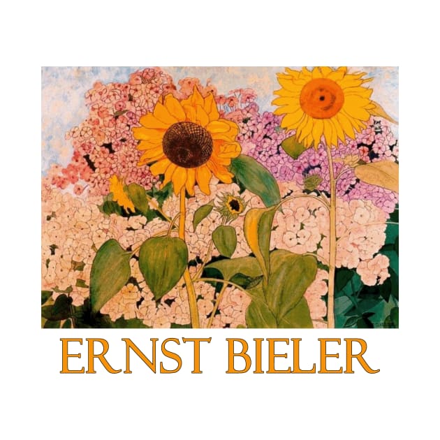 Sunflowers (1910) by Ernst Bieler by Naves