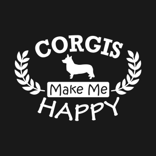 Corgis Makes Me Happy T-Shirt