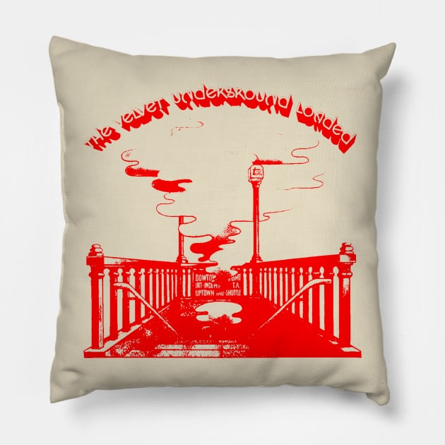 Red velvet old Pillow by Notabo_a