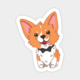 Pembroke Welsh Corgi Illustration Magnet