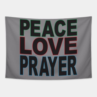 Peace Love Prayer outline 2 Tapestry