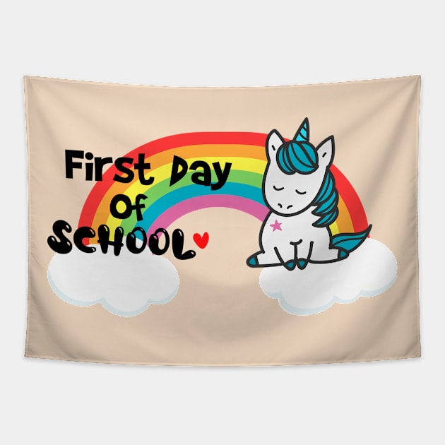 FIRST DAY OF SCHOOL Tapestry by Success shopping