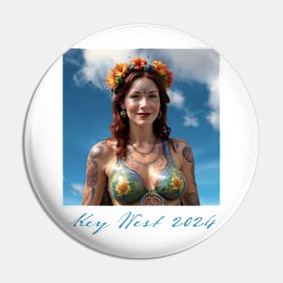 Key West 2024 AI Art Fantasy Fest Pin