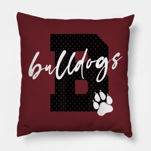 Bulldogs football bulldog baseball Pillow