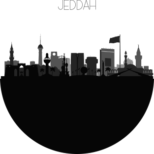 Jeddah Skyline Magnet