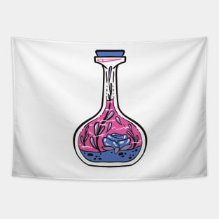 Biromantic Potion Terrarium Hidden colors Tapestry