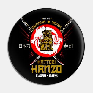 Hattori Hanzo Sword & Sushi Classic Pin