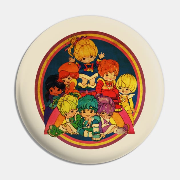 Rainbow Brite And Friend Vintage Pin by PENDLETON