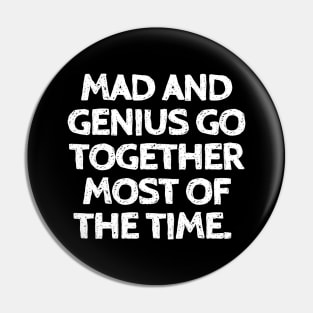 Mad Genius Pin