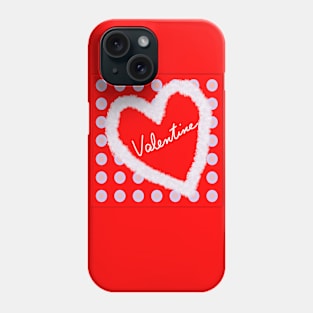 Valentine Heart Among Circles Phone Case