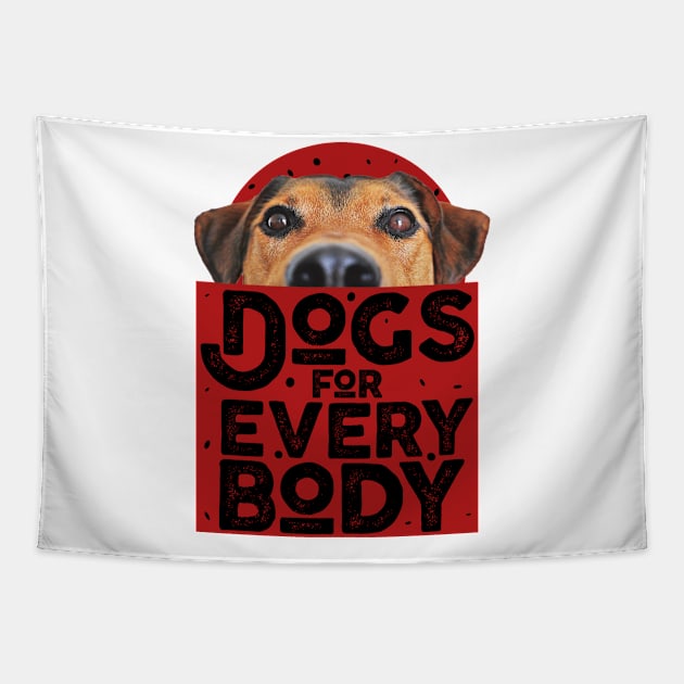 Dogs For Everybody Tapestry by badCasperTess