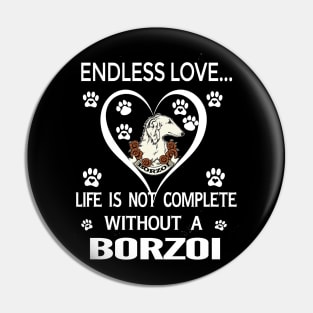 Borzoi Lovers Pin