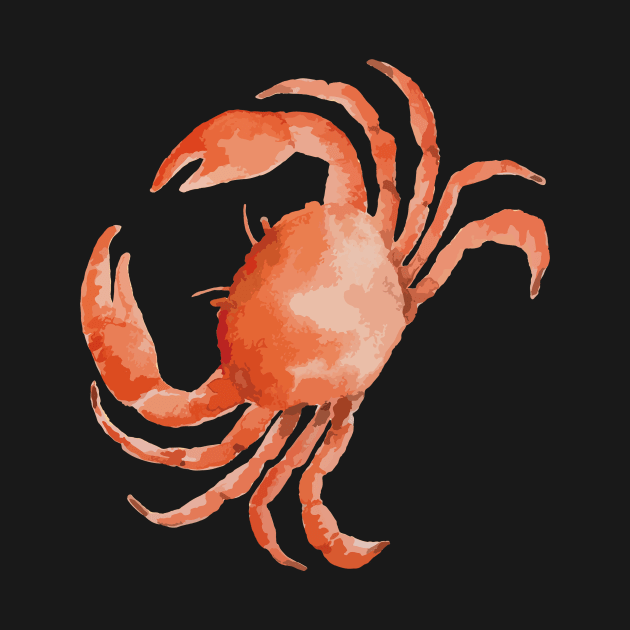 Image: Watercolor, Crab by itemful