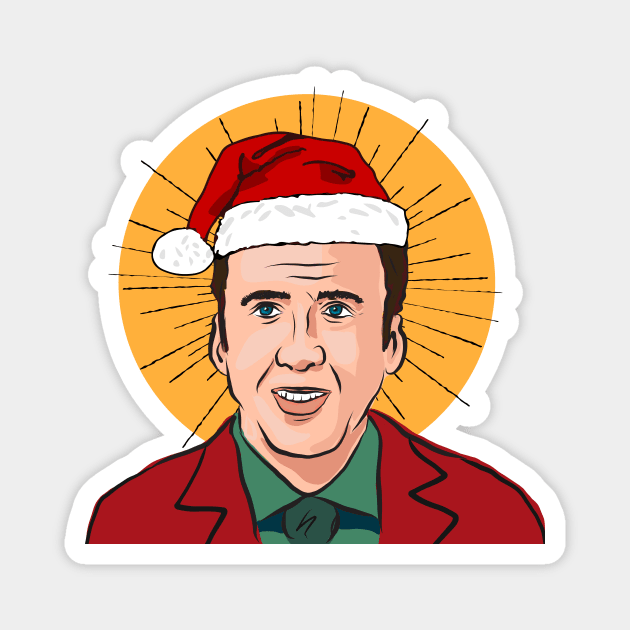 Jolly Saint Nick Magnet by MikeBrennanAD