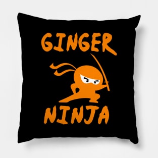 Ginger Ninja Pillow