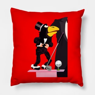 Rockefeller golf player. Pillow