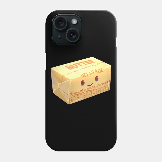 Cute Stick of Butter Phone Case by Claire Lin