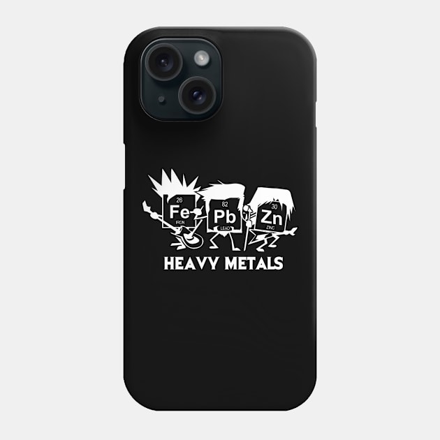 Funny Chemistry Gift - Heavy Metals Phone Case by dennex85