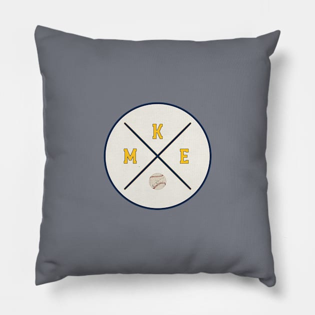 MKE Baseball Pillow by wifecta