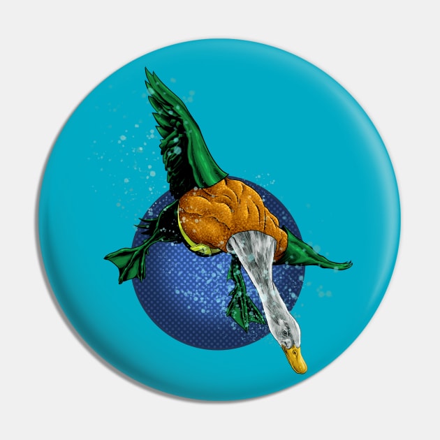 Aquaduck Pin by ThirteenthFloor