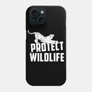 protect wildlife - tiger Phone Case