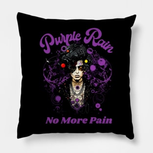 Prince Purple Rain No More Pain Memorial Pillow