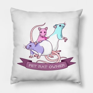 Pet Rat Owner Pillow