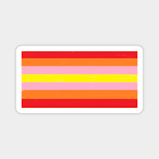 Sunset Line Flag Magnet