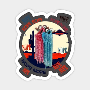 SESAME STREET NOPE NOPE ALIENS Magnet