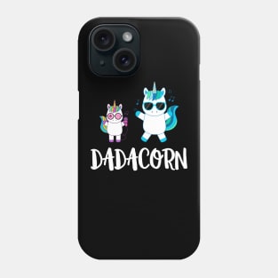 Dadacorn Unicorn Dad And Baby Fathers Day Rainbow dadcorn unicorn Phone Case