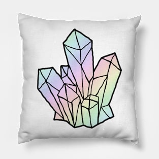 Rainbow Crystals Pillow