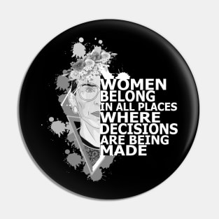 Ruth bader ginsberg Pin