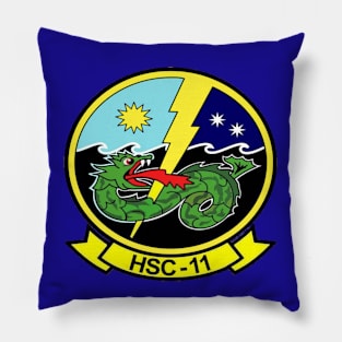 Helicopter Sea Combat Squadron 11 (HSC-11) Dragonslayers Pillow