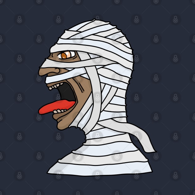 A scary screaming mummy by DiegoCarvalho