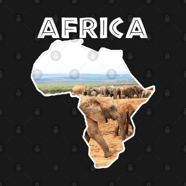 African Wildlife Continent Elephant Cameo by PathblazerStudios