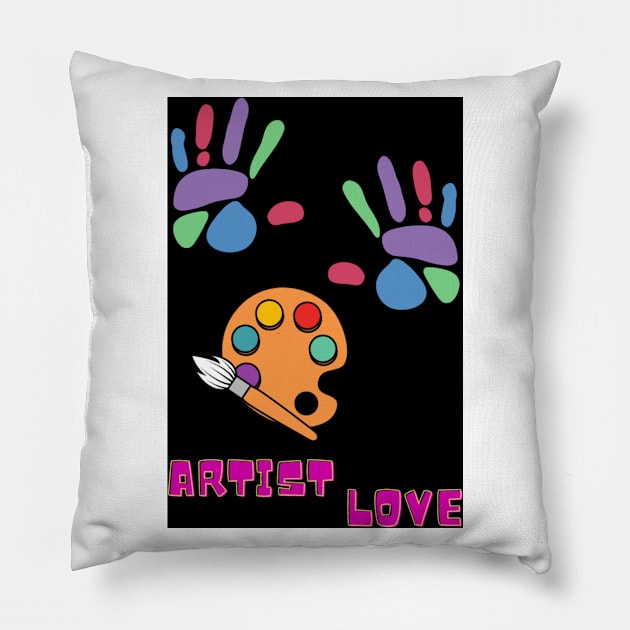 artist Pillow by beleafcreativ