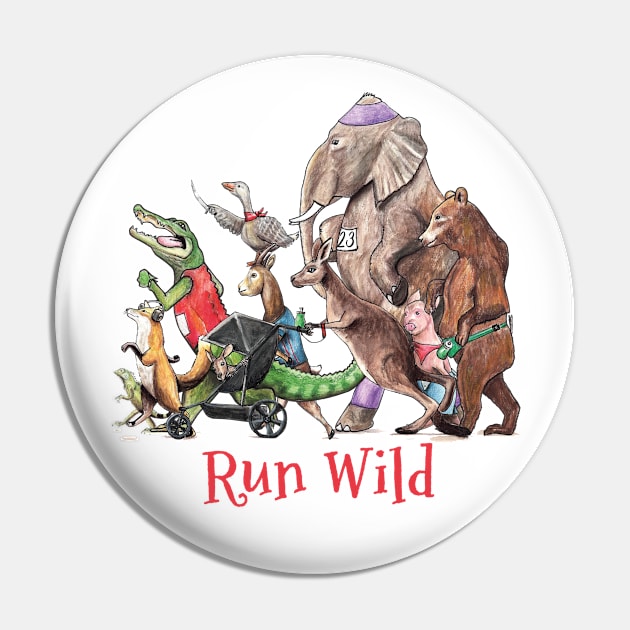 Run Wild Pin by Hambone Picklebottom