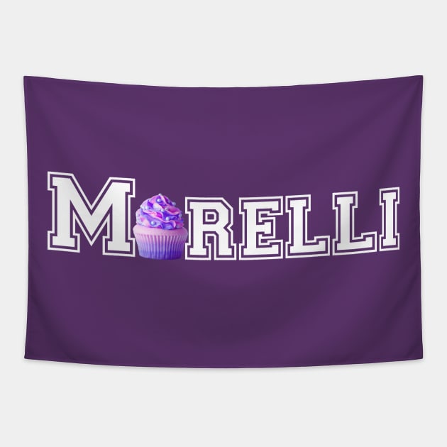 Morelli's Plum Cupcake Tapestry by MurderSheWatched