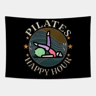 Pilates is my Happy Hour Tapestry