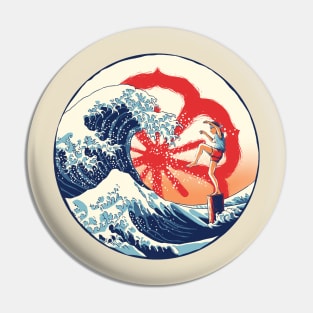 The Great Wave of Miyagi Pin