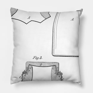 Fruit Jar Vintage Patent Hand Drawing Pillow