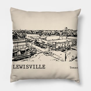 Lewisville Texas Pillow